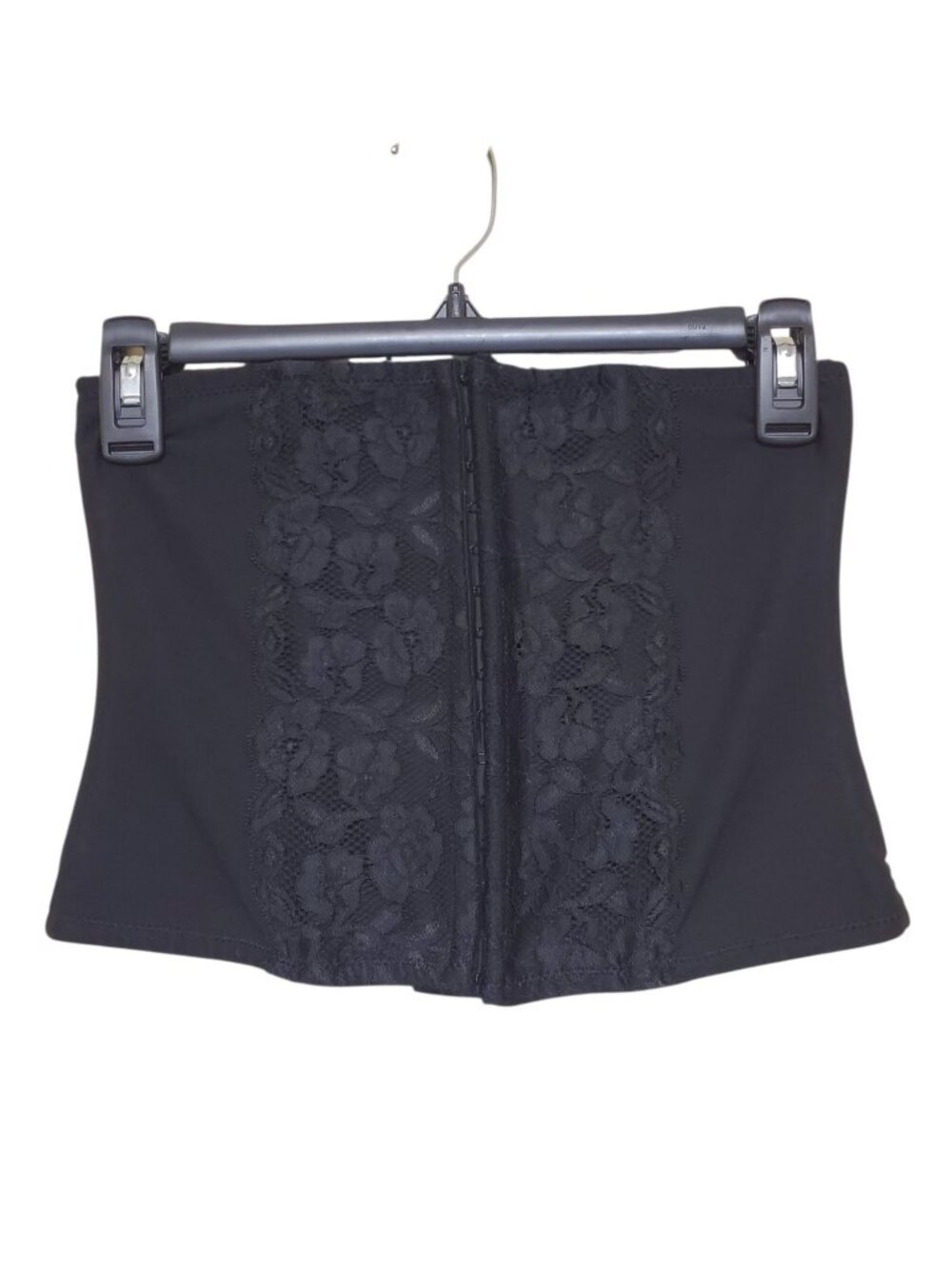 Secret Treasures Black Hook & Eye Shaping Waist Trimmer Corset Women's Size L